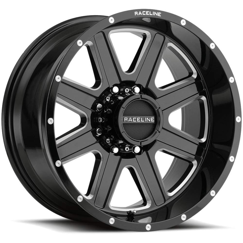 Raceline 940M Hostage 20x9 6x135 +12mm Black/Milled Wheel Rim 20" Inch