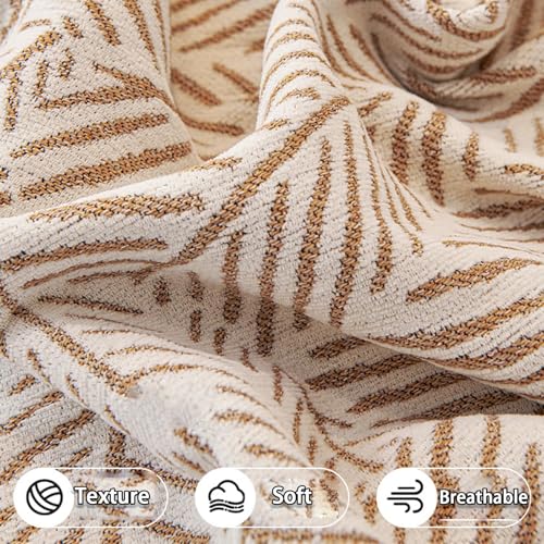 Housse de canapé en chenille haut de gamme réversible à pompons - 3