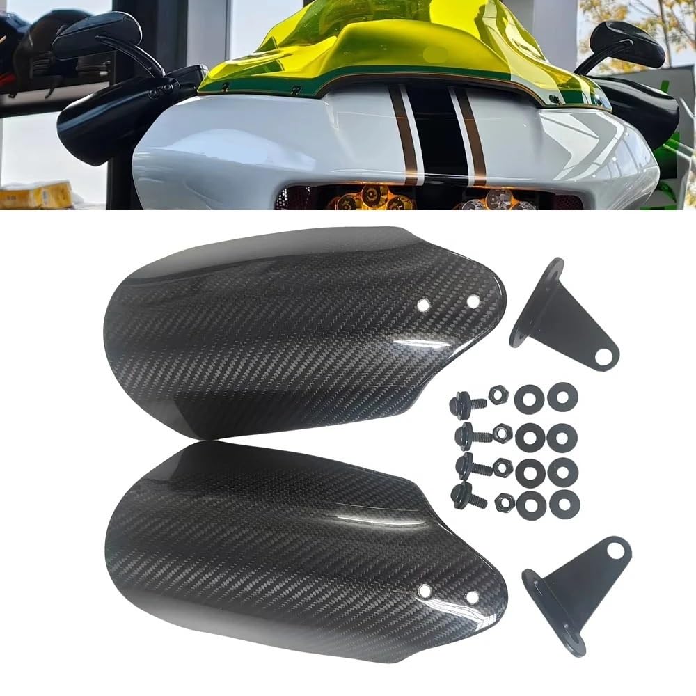 Kupplungs Hebelschutz Carbon Fiber Hand Windschutzscheibe Bremse Handschutz Schutz Motorrad Zubehör Für Road Glide CVO SE