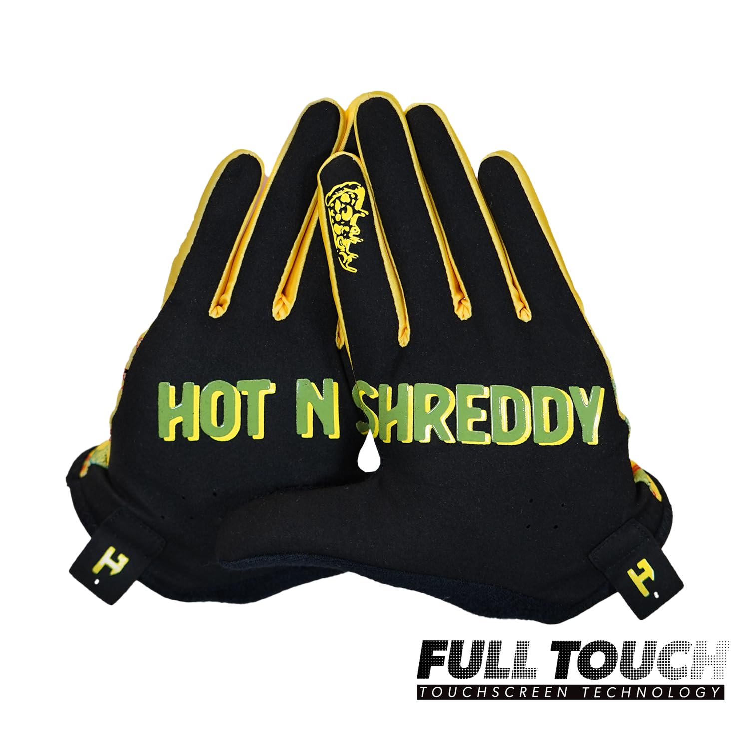 Handup Most Days Full Finger Lightweight Anti-Slip Breathable Mountain Bike MTB Bicycle Enduro Downhill XC Cycling Motocross Unisex Gloves (Hot-N-Shreddy, Large)