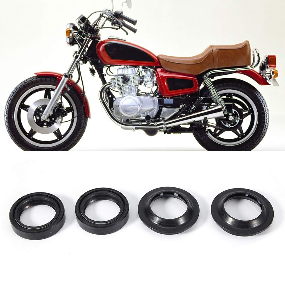 Generic Kit de Repuesto Duradero para Sello de Aceite de Horquilla Delantera, Apto para Motocicletas, 33x46x11mm, Incluye Sellos a Prueba de Polvo