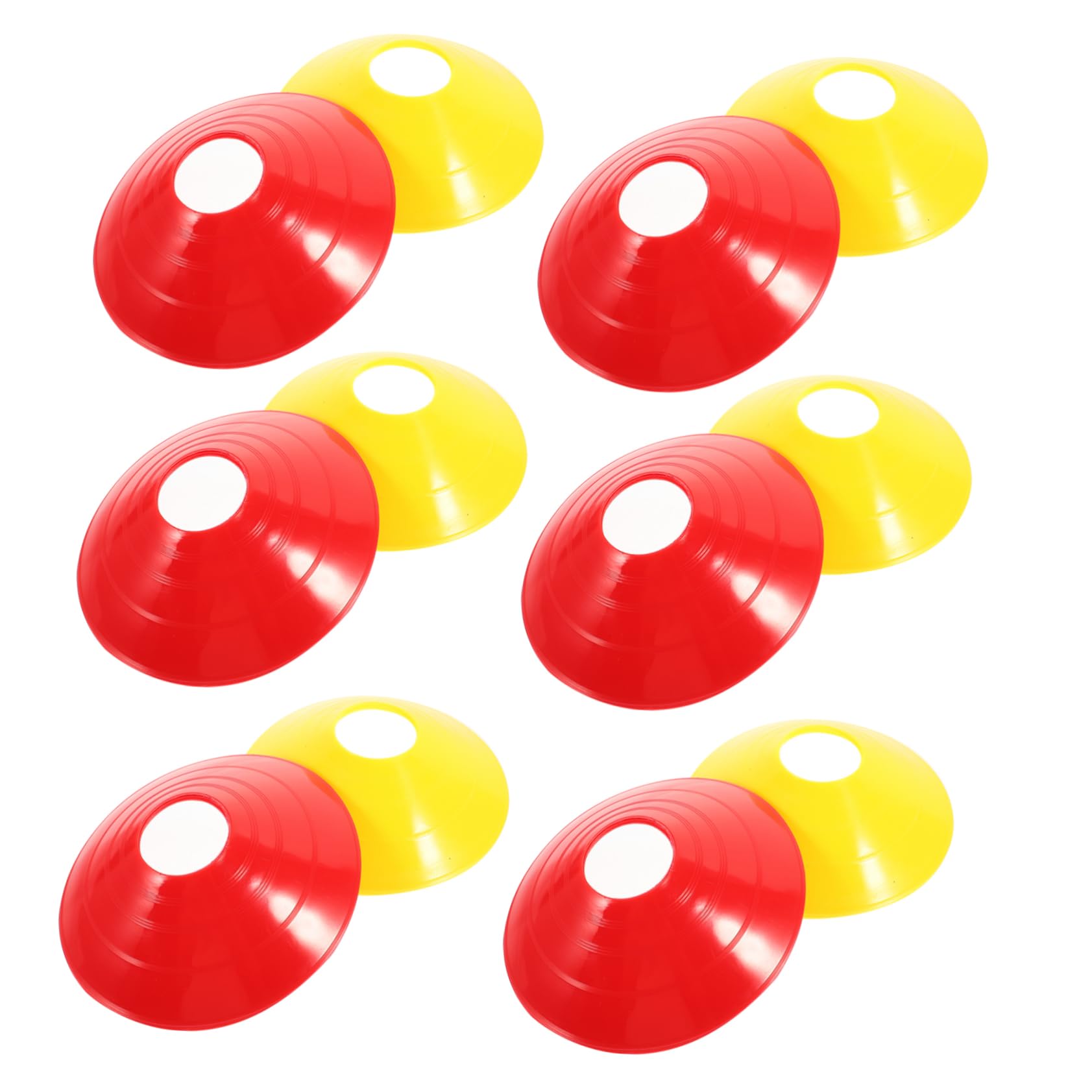 GALPADA Football Training Equipment Set 12pcs Soccer Field Markers Pads for Practice