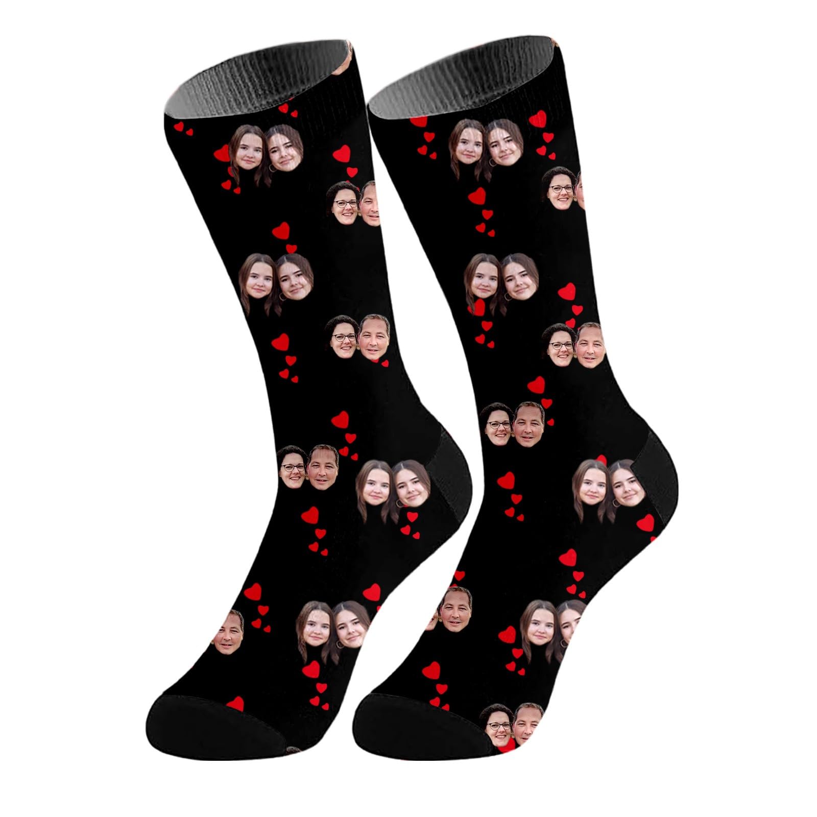 Chaussettes Personnalisées Avec Photo - Cadeau Drôle Et Unique Pour Homme/femme - Idéal Fête Des Pères, Noël