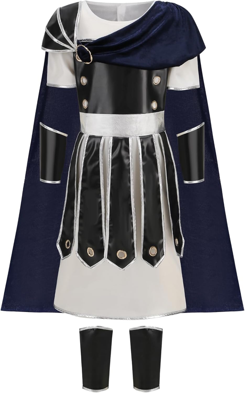 Kids Warrior Costume,Roman Armor Spartan Soldier Costume Halloween Cosplay