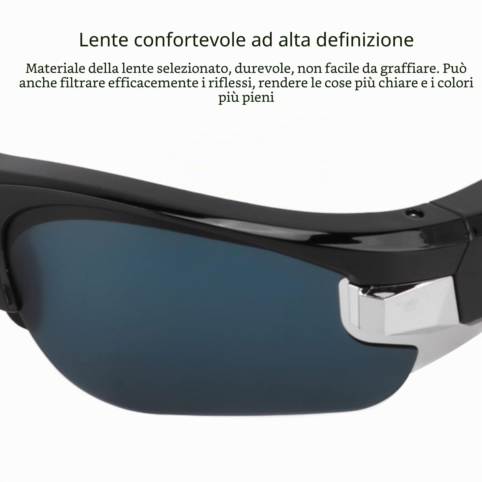 Bewinner Camera 1080P 30FPS HD Video Glasses, Full HD Recording Smart Wearable Wireless Sunglasses for Outdoor Sports Traveling Driving