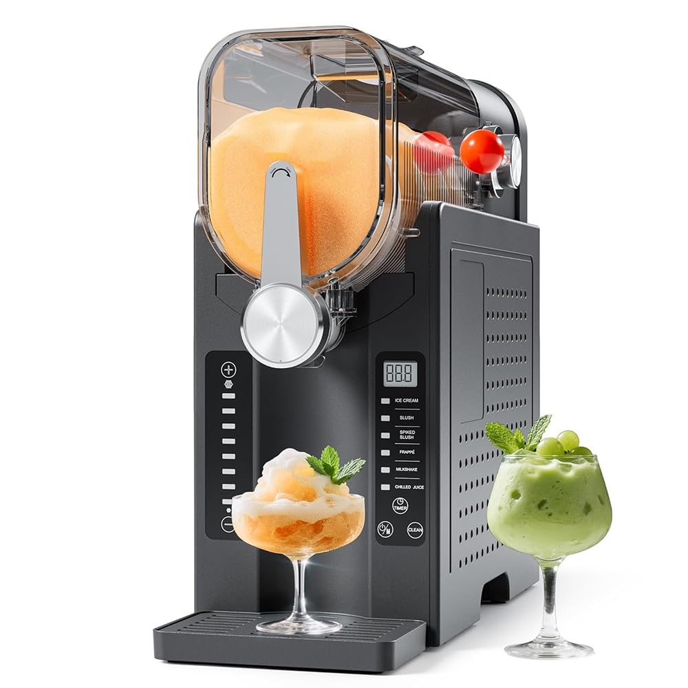 Slushie-Maschine für Zuhause | All-in-One-Smart-Gerät mit Voreinstellungen & Temperaturanzeige | Macht gefrorene Getränke und Desserts