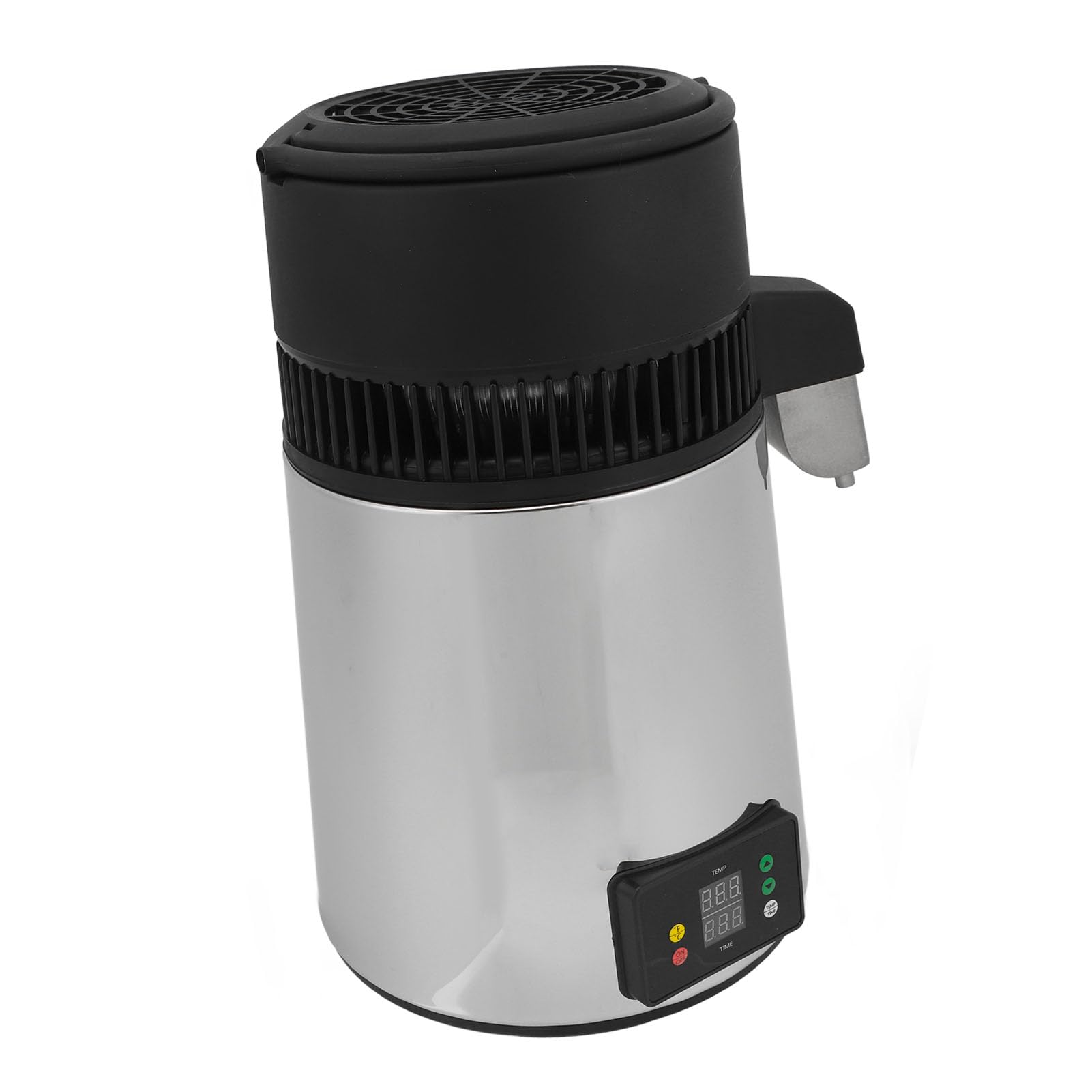 Fdit Destilador de Agua 750W 4L, Máquina Automática de Agua Destilada de Acero Inoxidable con Protección contra Sobretemperatura para Hogar, Cocina, Oficina, Laboratorio (Enchufe europeo 220V)