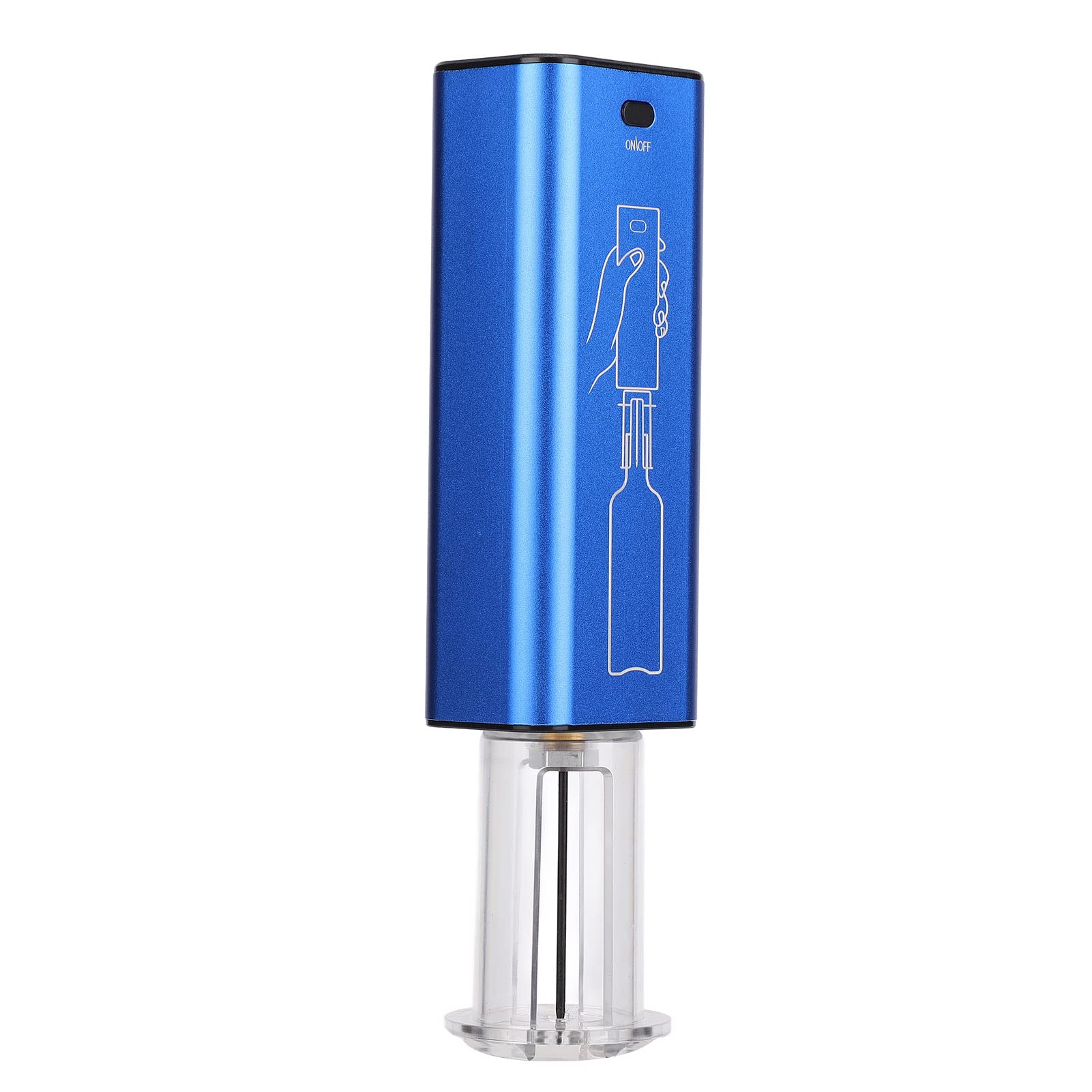 Elektryczny otwieracz do wina, z obcinaczem folii, jedno kliknięcie otwarcia butelki, ładowanie USB, bezprzewodowy 4 w 1 Food Grade Automatic Bottle Opener dla domu, hotelu, baru lub festiwalu Gift