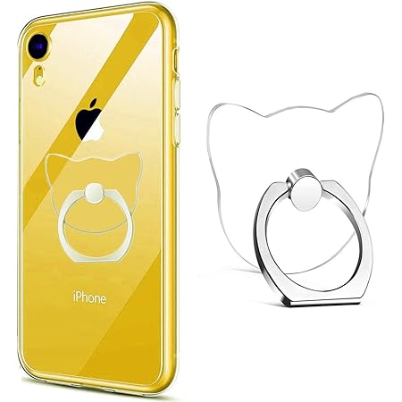Amazon スマホリング 透明 クリア Krodi ホールド リング 薄型 おしゃれ リングスタンド バンカーリング 指輪リング 落下防止 片手操作 スタンド機能 360度回転 タブレット スマホ Iphone Android各種他対応 ねこ 家電 カメラ オンライン通販