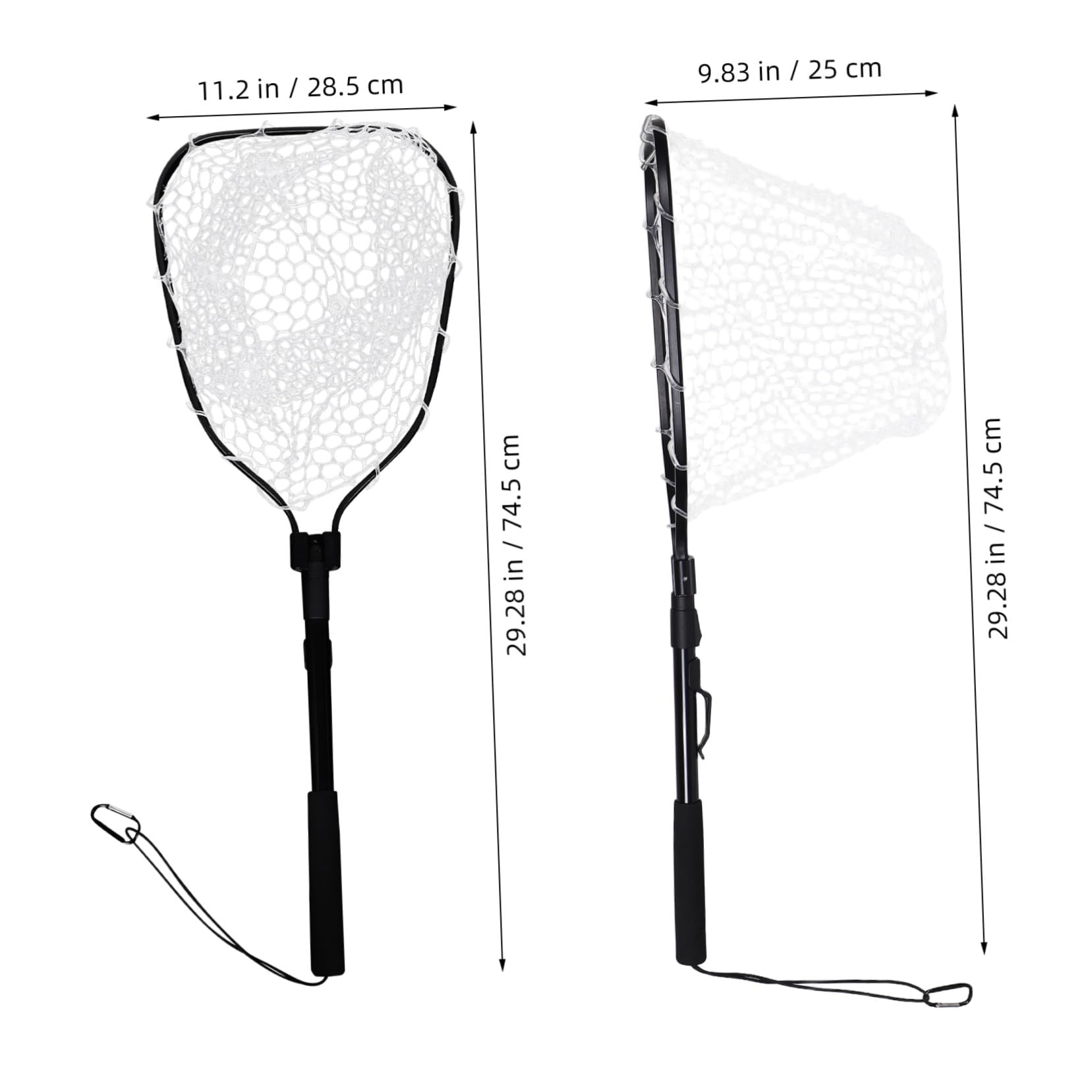 Pala Plegable para Pesca con Mosca Plegable para Camarones para Peces para Pesca De Camarones para Agua Dulce y Salada