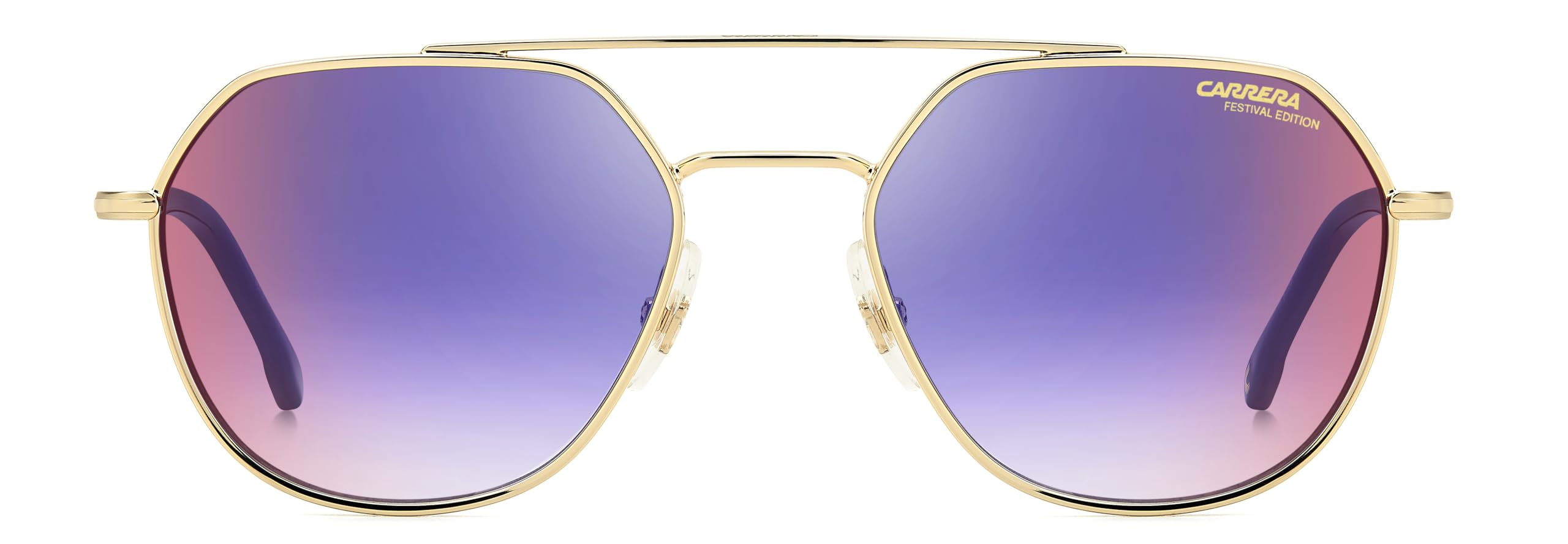 CARRERA Unisex 303/S okulary przeciwsłoneczne, czarne złoto, 53, Czarny/z?oty, 53