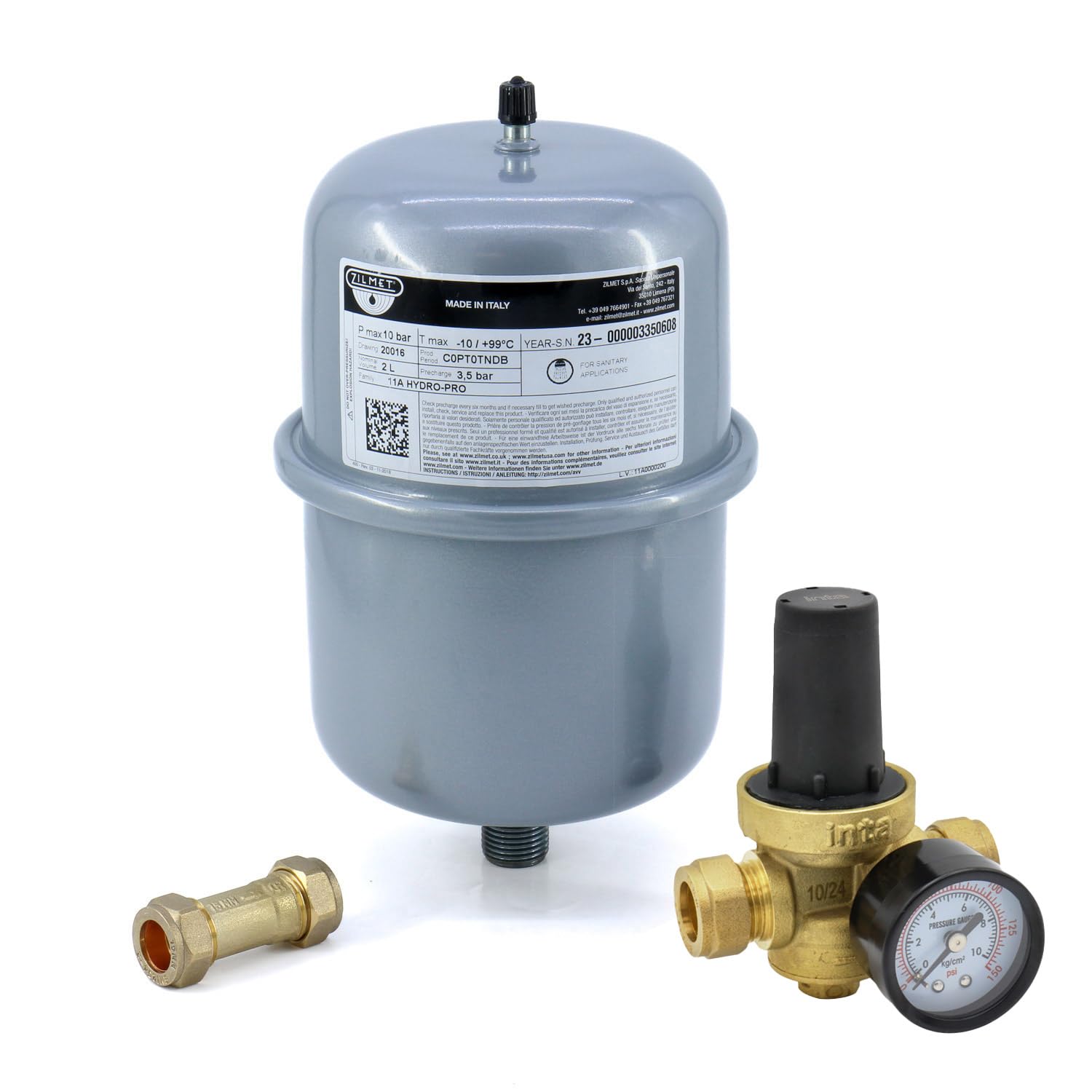 Hyco Sf4 Unvented Pressure Reducing Kit Inc Expansion Vessel + Check Valve For Speeflow Water Heater