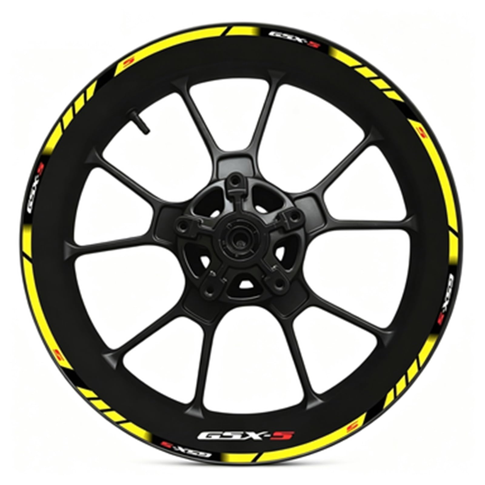 Full Set for Motorcycle Gsxs Wheel Sticker Stripe Reflective Rim for Suzuki Gsx-s Gsx-s750 Gsxs1000 750 1000 600 2022(Color4)