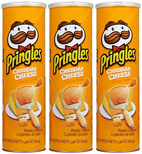 Pringles Chips - Cheddar Cheese - 5.96 oz - 3 pk