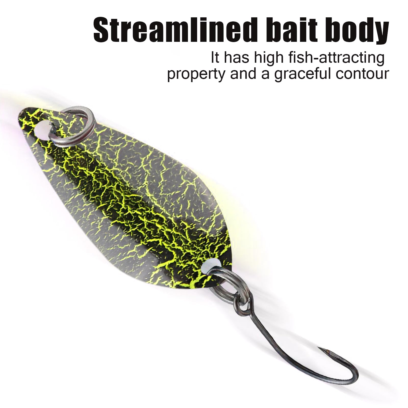 RYAN 16 Pezzi Spoon Trout Area Artificiali Spinning Mare 2.5/3.5/5g cuCchiaini Pesca con Borsa Portatile per Pesca alla Trota in Acqua Dolce e Salata Salmerini Esche Artificiali Spinning