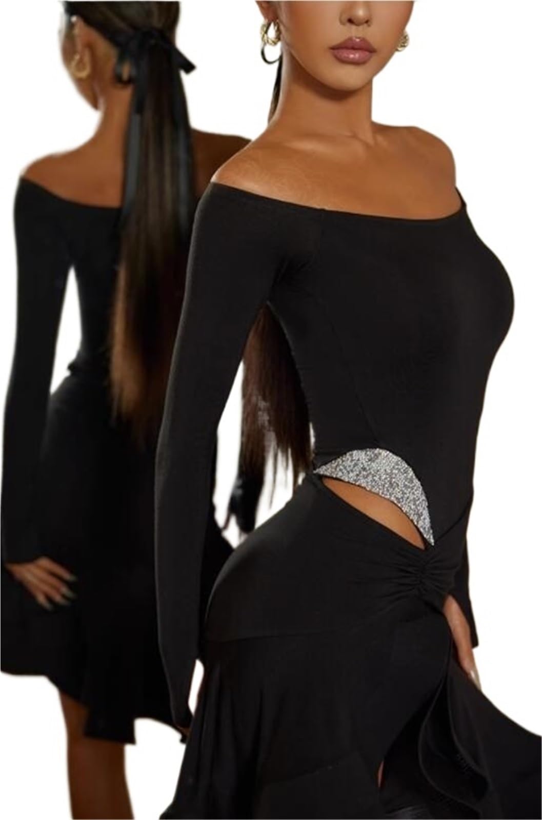 Latin Tanzkleid Latein-Tanzkleid Latein-Kleid Tango-Kleid Fransen Latein-Kleider Für Tanz