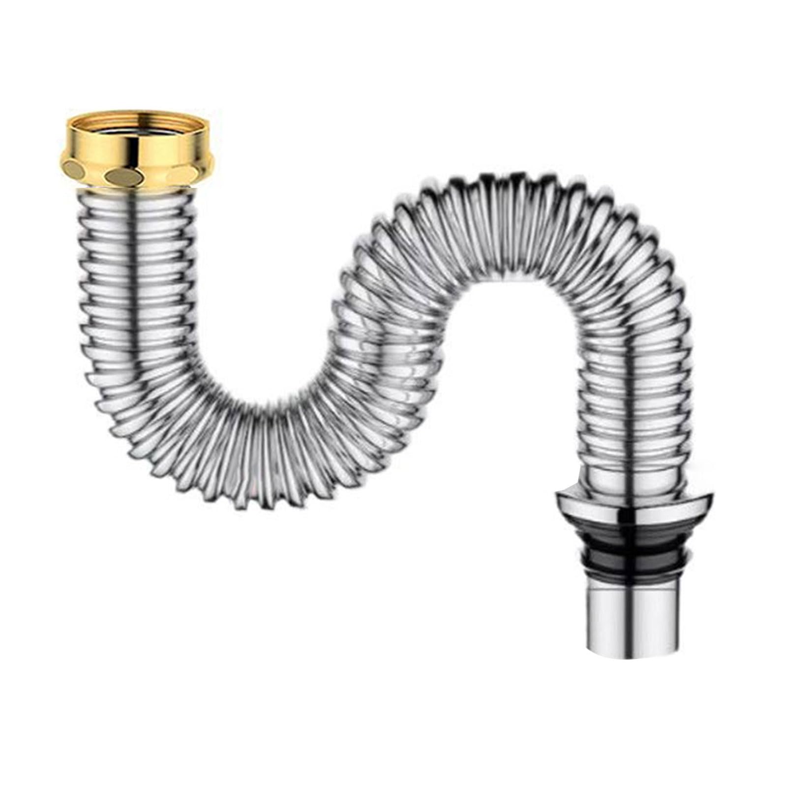 Tsophreniq Drain Pipe Systems High Efficiency Sink Drain Drainages Systems Simple Installation for Kitchen Sinks Kitchen Sink Pipe Fittings
