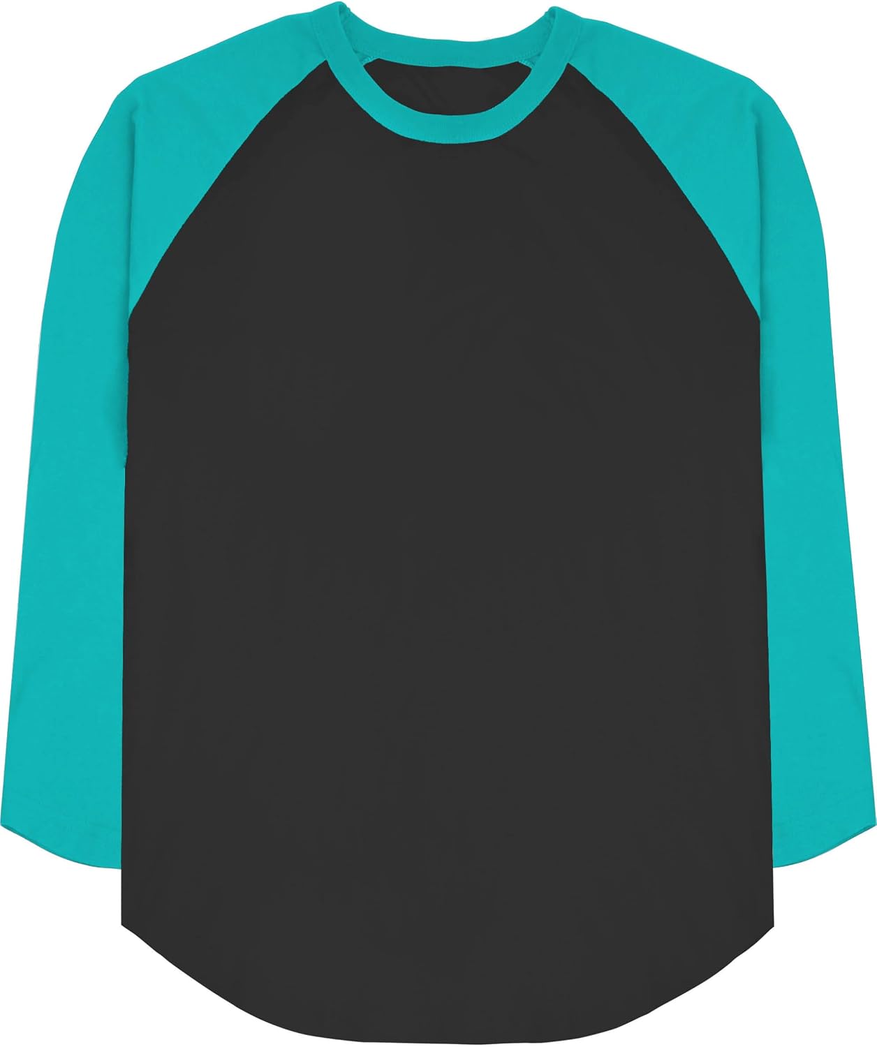 Hat and Beyond Mens Vintage Baseball Raglan 3/4 Sleeve Plain Casual Tee Basic Active T Shirts