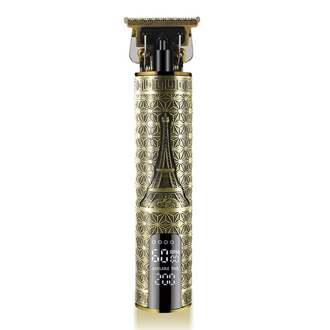 Tondeuse à cheveux hommes t-lame rechargeable sans fil électrique LCD