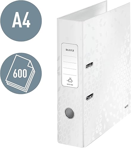 Miniatura 12 de Leitz Archivador de arco de palanca, paquete de 10, morado, A4, lomo de 3.150 in, rango Wow, 10050062 Púrpura