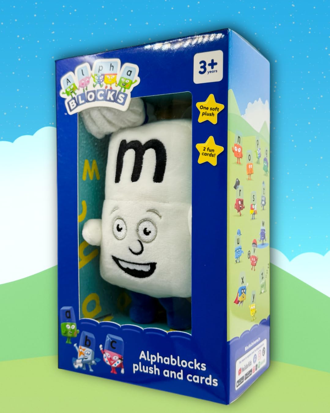 Antertoys Alphablocks Plush & Cards (Alphablocks M) โ image 1