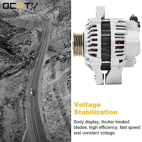 New Alternator Compatible With 1999-2004 For Chevrolet Tracker 1999-2004 For Suzuki Vitara High Output Alternator Replace 13781, Amt0106, A5Ta4291 #TOP4