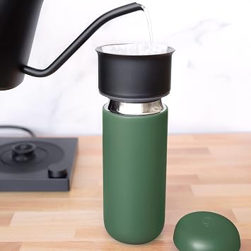 Fellow Carter Move Ceramic Lined Travel Mug 16 oz - Leak-Proof Lid