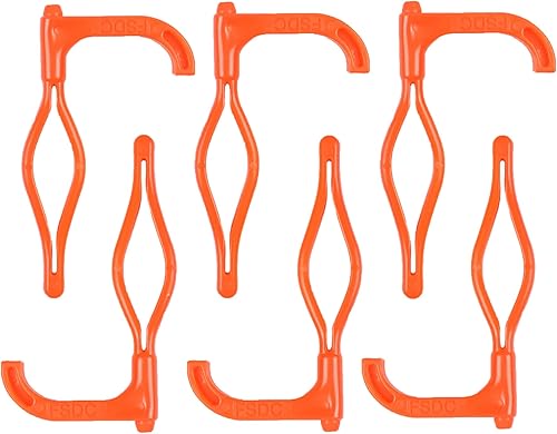 FSDC-725SRCF - Bandera de seguridad para cámara de escopeta FSDC-725SRCF, paquete de 6 unidades, polietileno de alta densidad (HDPE) duradero,