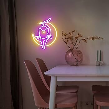 Amazon.co.jp: KiMineon セーラームーン ルナ ネオンサイン