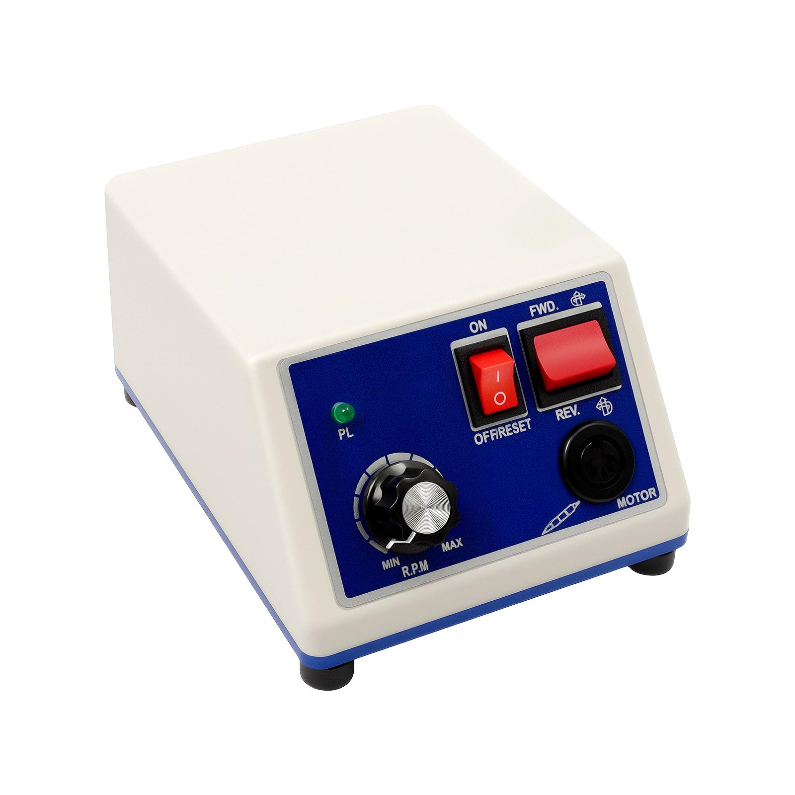 Micromotore da laboratorio, per maratona dentale, micromotore con manipolo e angolo, 0-35000 giri/min, lucidatrice dentale, pedale, lucidatrice da laboratorio, per gioiellieri, modellismo