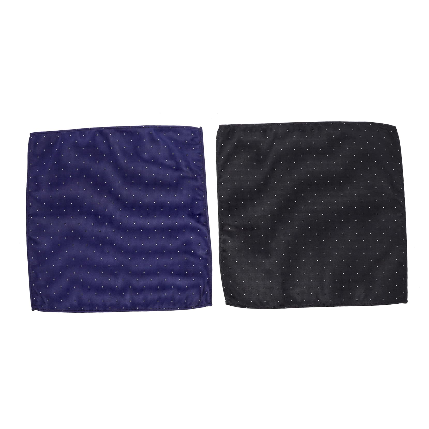 PartyKindom 2 Pack Silk Pocket Squares Men's Suit Pocket Decorations Elegant Handkerchief for Wedding Party