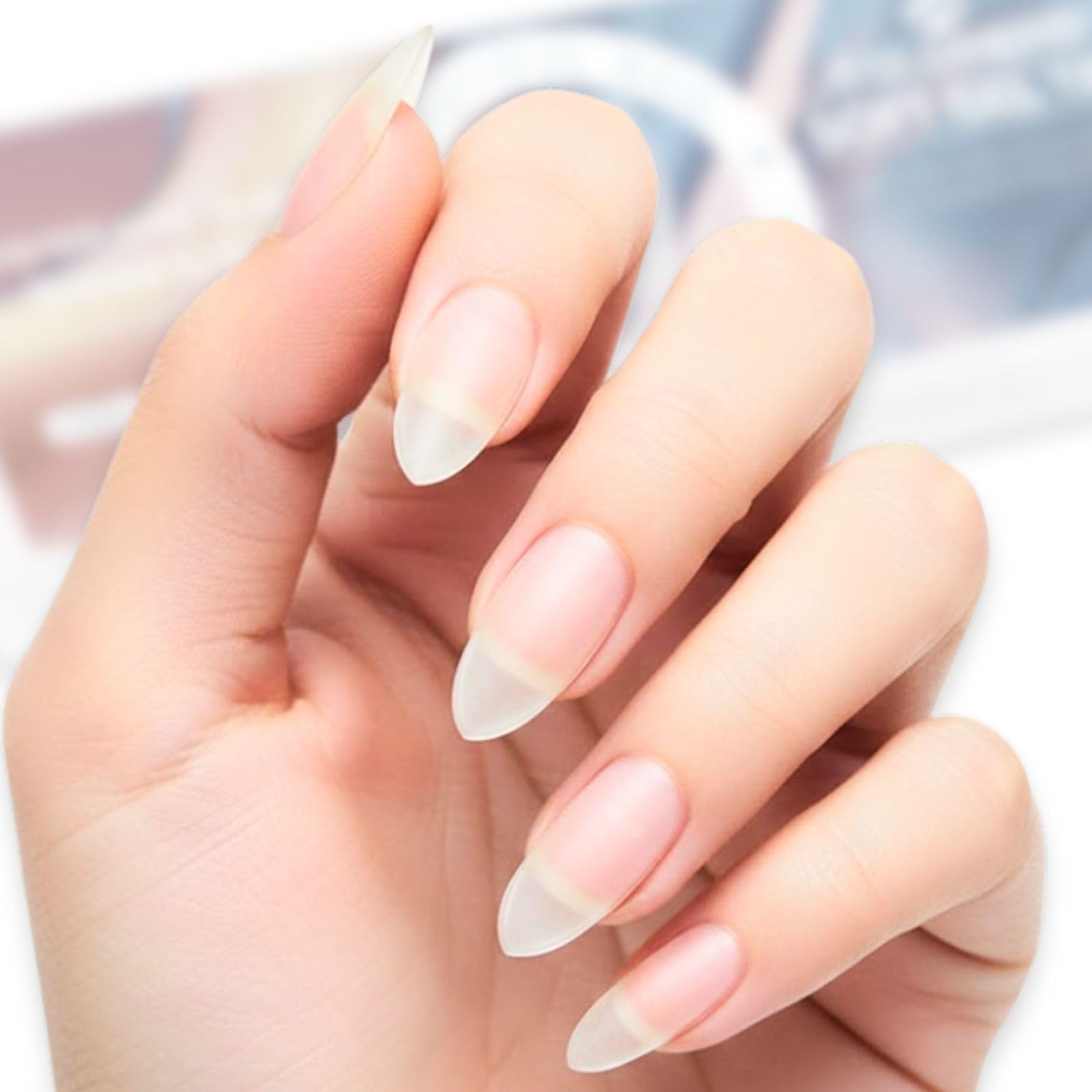 ネイルチップ・付け爪 MM Amazon | COLORBIRD ネイルチップ Silvella ショート 0.1mm超薄 クリア
