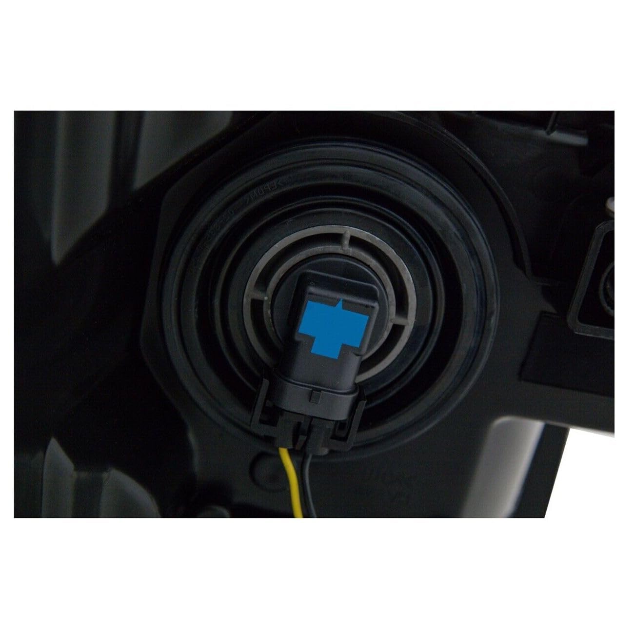 DinDoong for Chevy for Silverado 1500 2007-2013 for Silverado 2500HD/3500HD 2007-2014 2pcs Headlight Left and Right OE comparable Housing w/bulbs