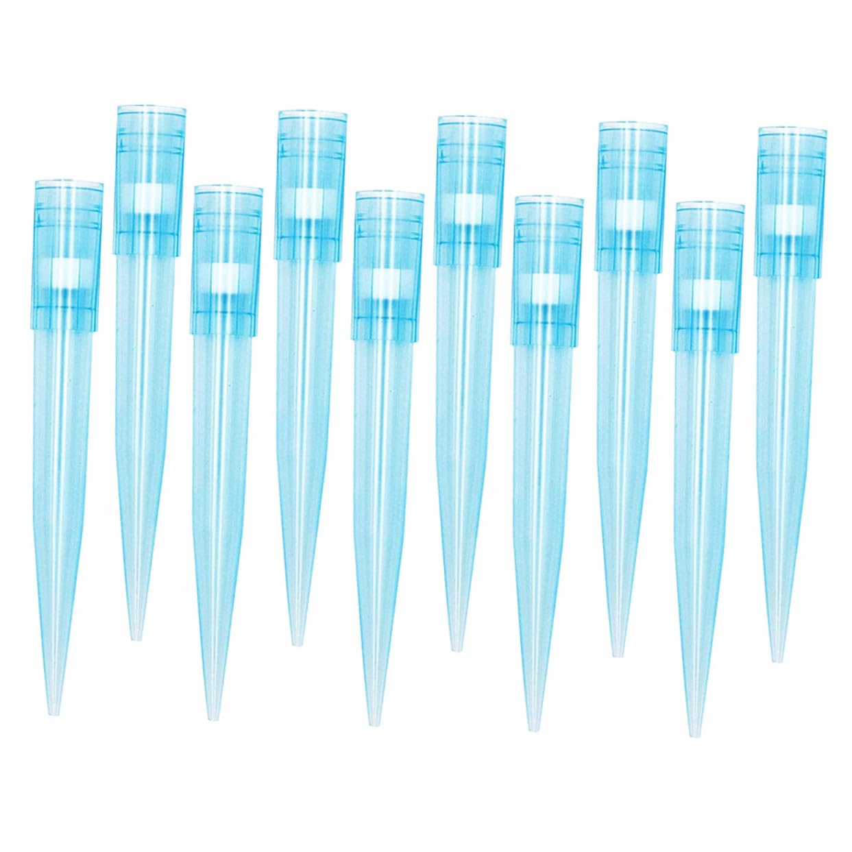 500pcs 1ml Disposable Filtered Pipette Tips for Laboratory Experiments, Universal Plastic Pipettor Tips Compatible with Standard Micropipettes, Scientific Equipment Pack