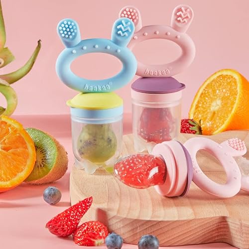 image for Haakaa Baby Fresh Food and Fruit Feeder | Pacifier | Silicone Feeder T