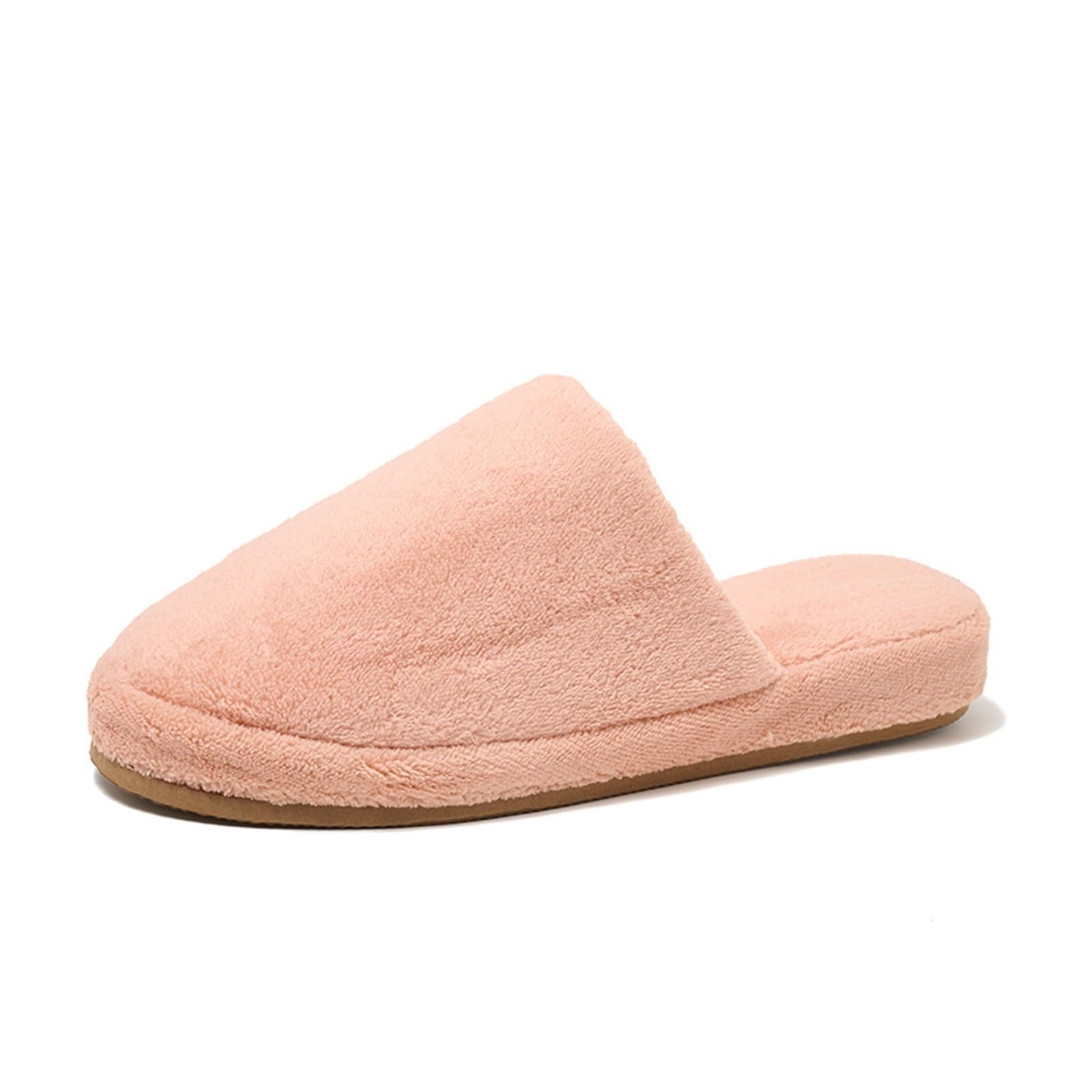Pantoufles en coton pour la maison silencieuses contre les sols froids