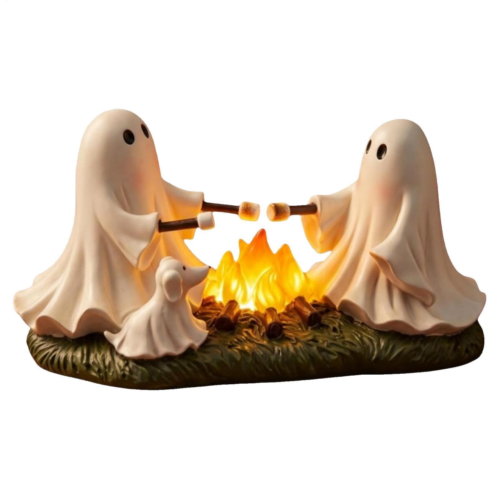 Estatuilla De Decoraciones De Halloween - Estatua Fantasma De Resina Espelu