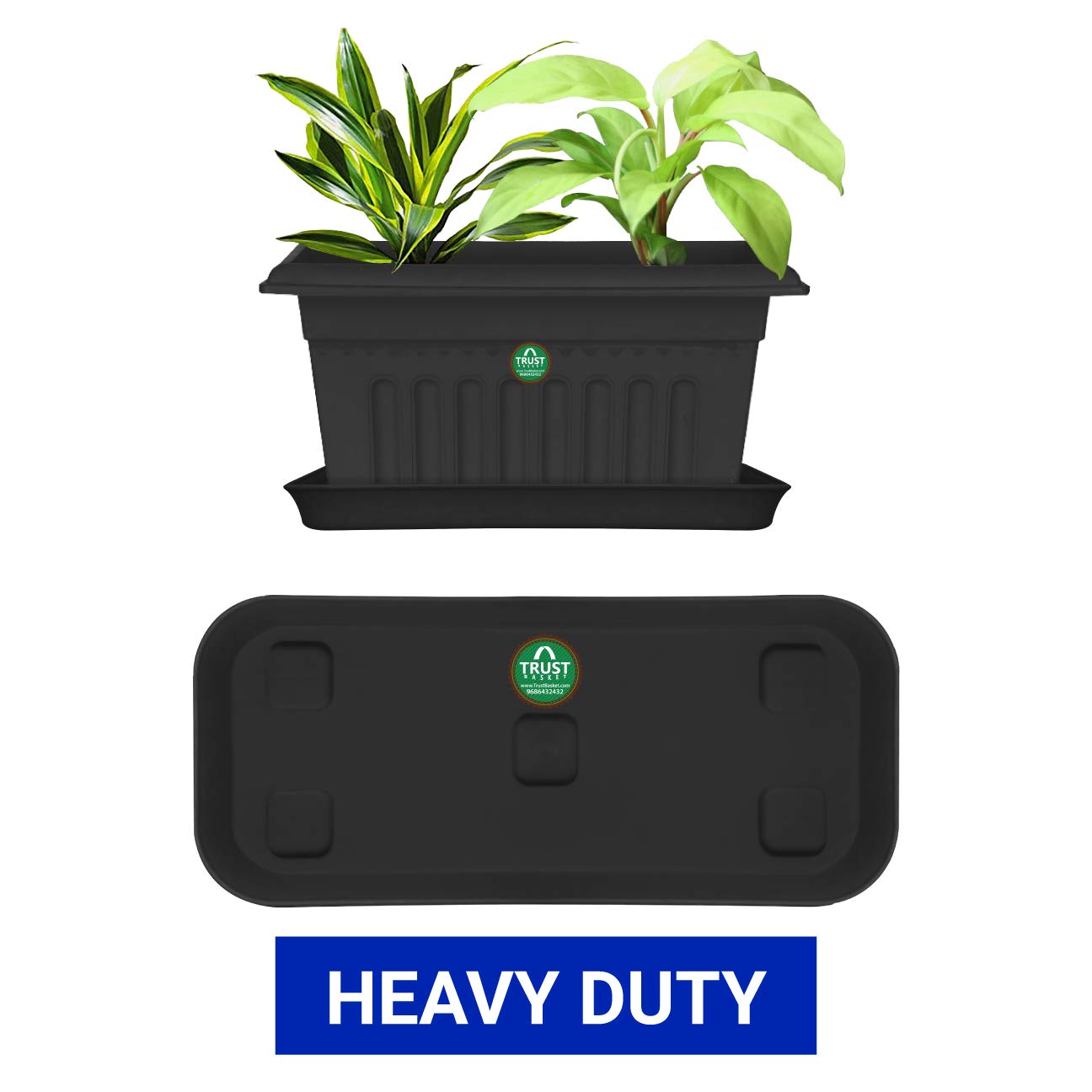 TrustBasket Plant Saucers - Set of 3 -6