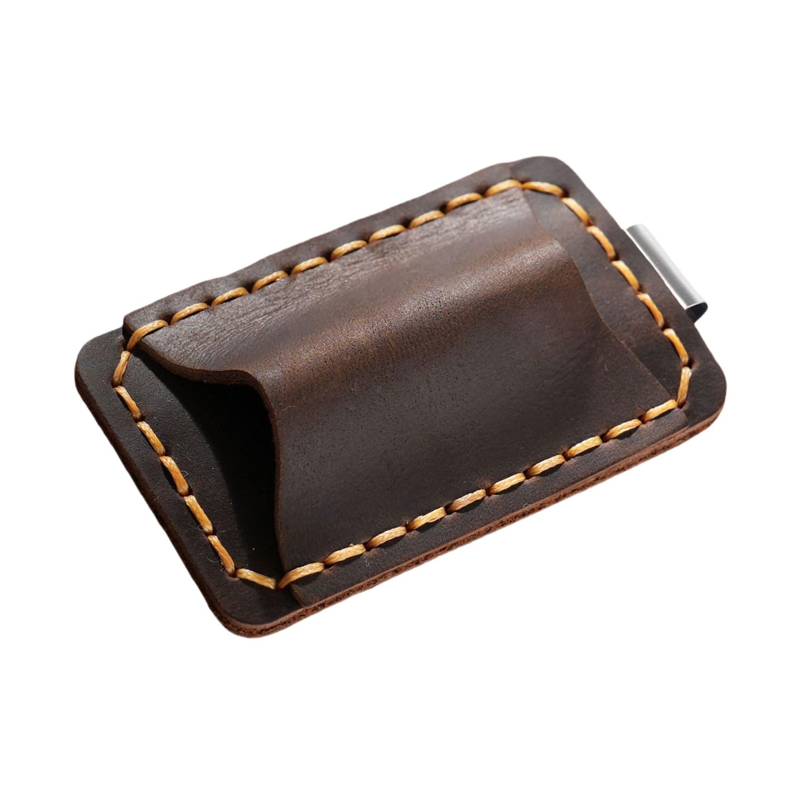 Pen Holder With Clip Leather Pen Holder Journal Pencil Single Slot For Journal Notebook Clipboard Sleeve