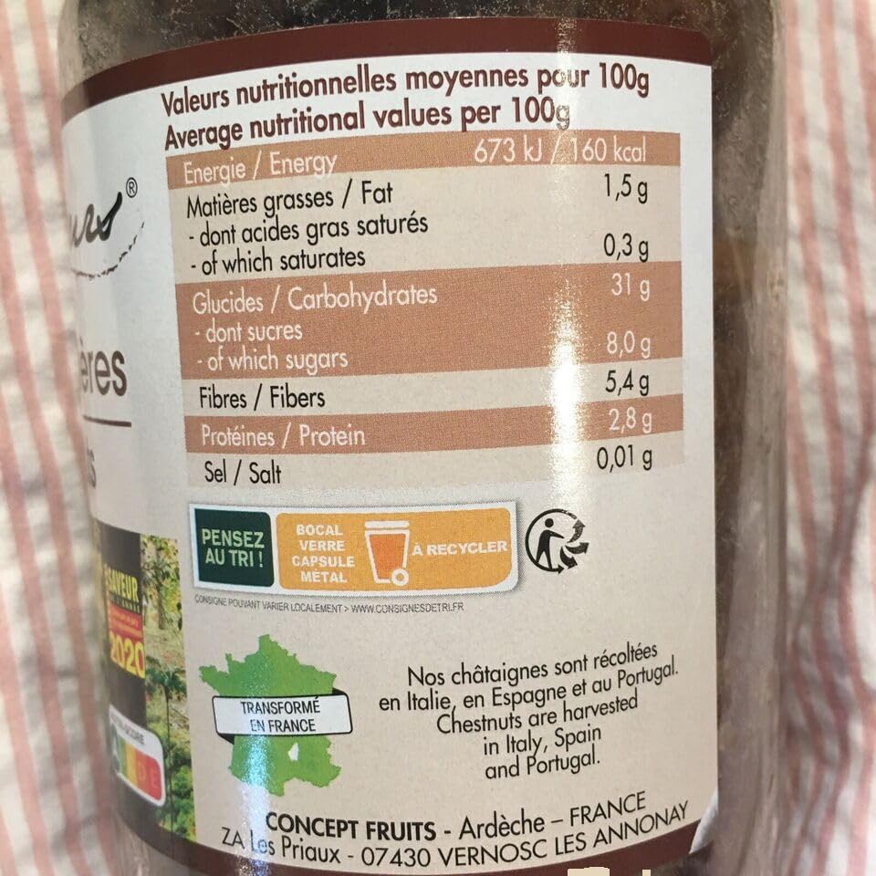 Whole Roasted French Chestnuts 14.8 Ounces Jar (14.8 Ounce (Pack of 2))