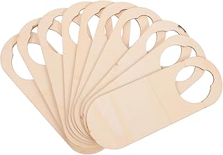 DECHOUS 10pcs Do Not Disturb Door Hanger Door Knob Massage Hangers Unfinished Door Knob Hanger Blank Door Knob Signs Diy Door Hanger Signs Hanging Door Plaque Craft Door Wood Manual Office