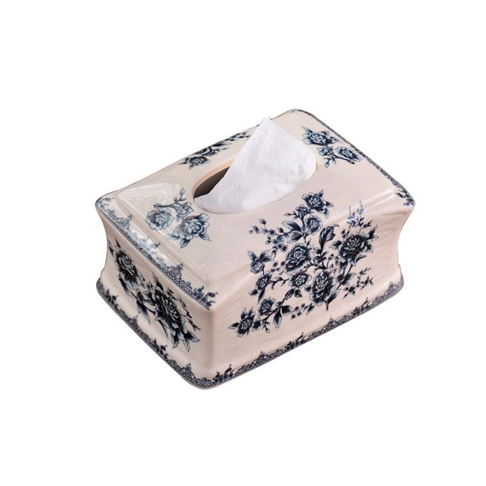 Tissue Dispenser Box Tissue Box Holder Ceramic Decorative Chinese Style Apartment Must Haves