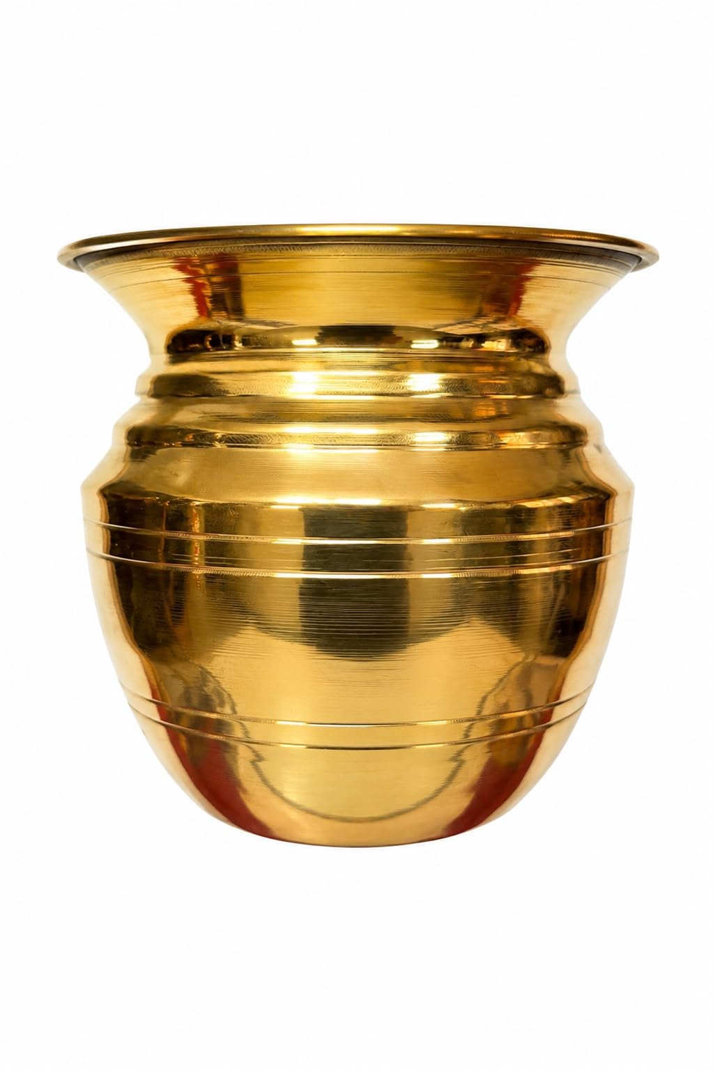 NIRVA Pure Brass Lota 100g for Pooja | Traditional Kalash for Daily Puja, Abhishek & Temple Use | Small Water Pot | Religious Pooja Accessories | Made in India-image-45