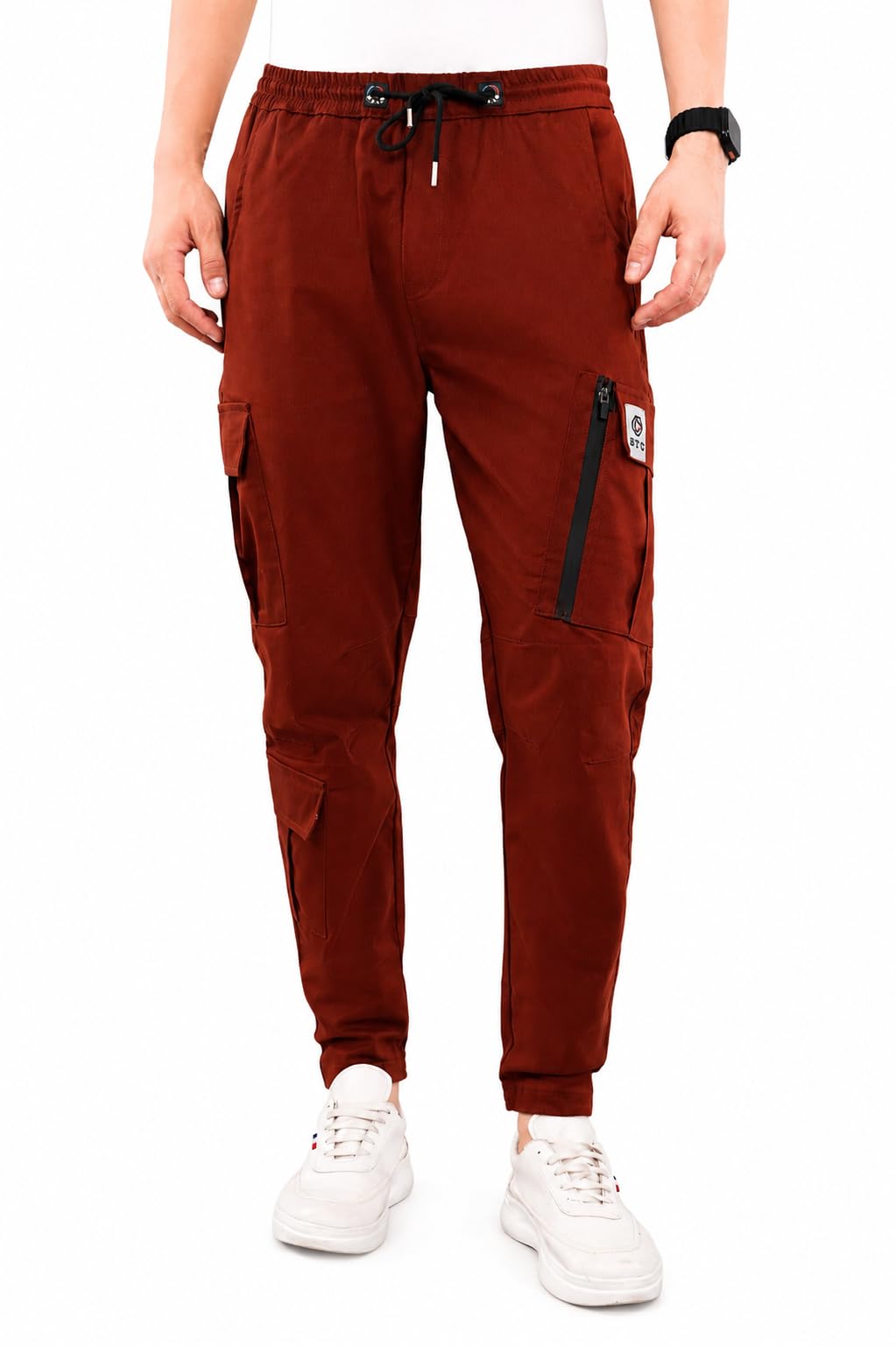 Men’s Premium Tapered Cargo Pants – Stretch Cotton | 7 Pocket Utility | YKK Zip-image-29