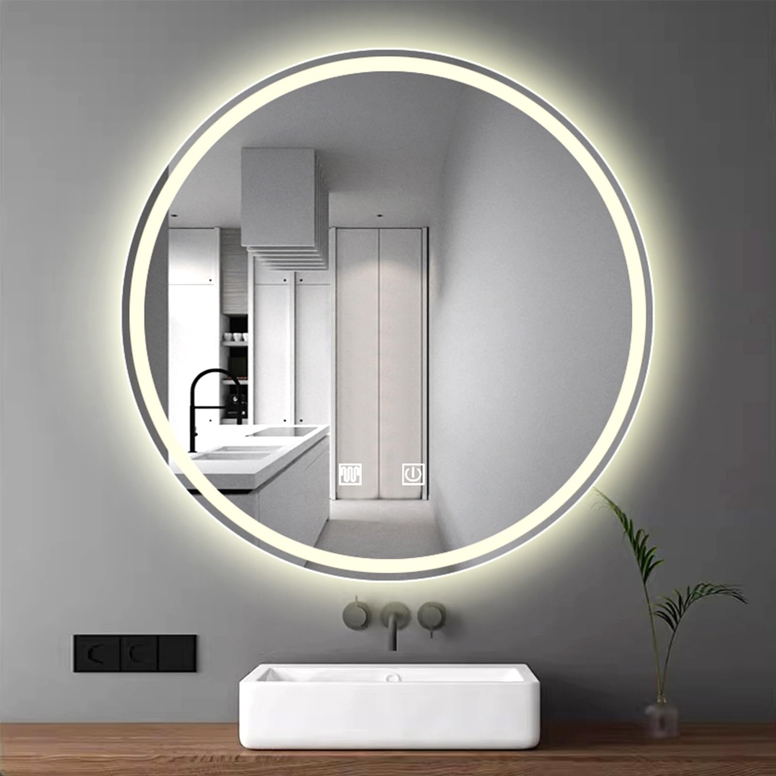 Amazon.co.jp: 洗面台 鏡 ライト付き ミラー 壁掛け ミラー 鏡 LED Amazon.co.jp: 洗面台 鏡 ライト付き ミラー 壁掛け ミラー 鏡 LED