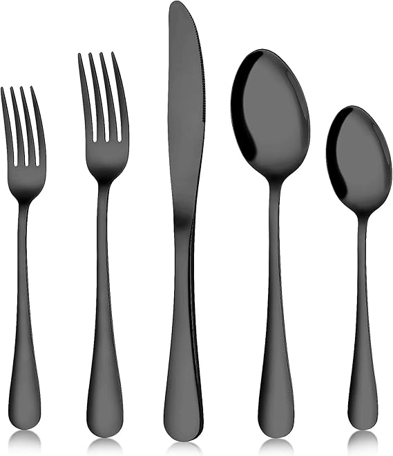Black Stainless utensils