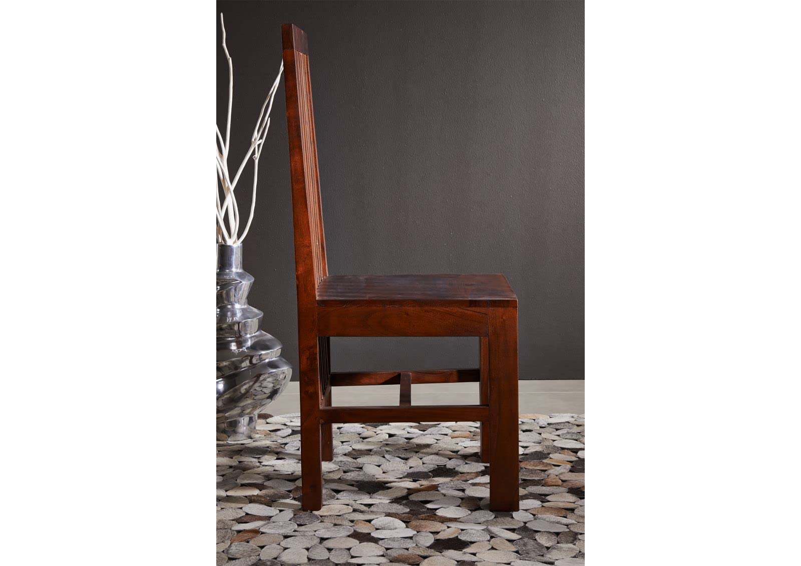 IN LEGNO MASSELLO Mobili acacia sedia schienale alto mobili in legno massello Nougat DELHI DESIGNER #26