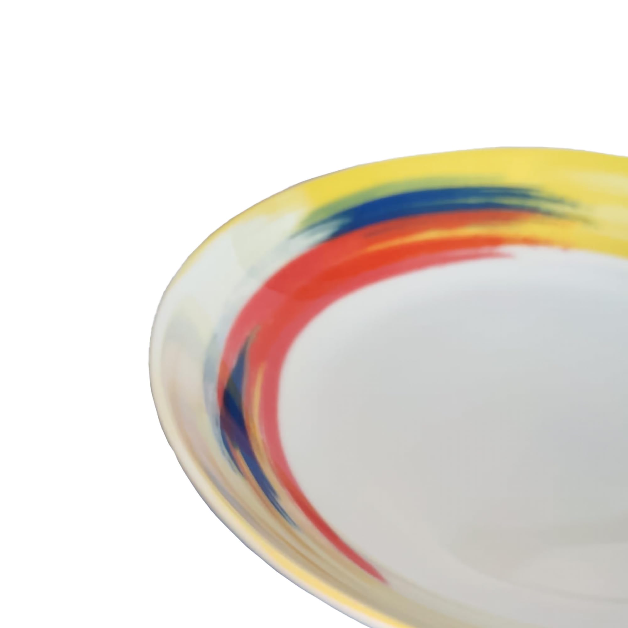 Arby - Juego de platos para 6 personas, 18 unidades de colores