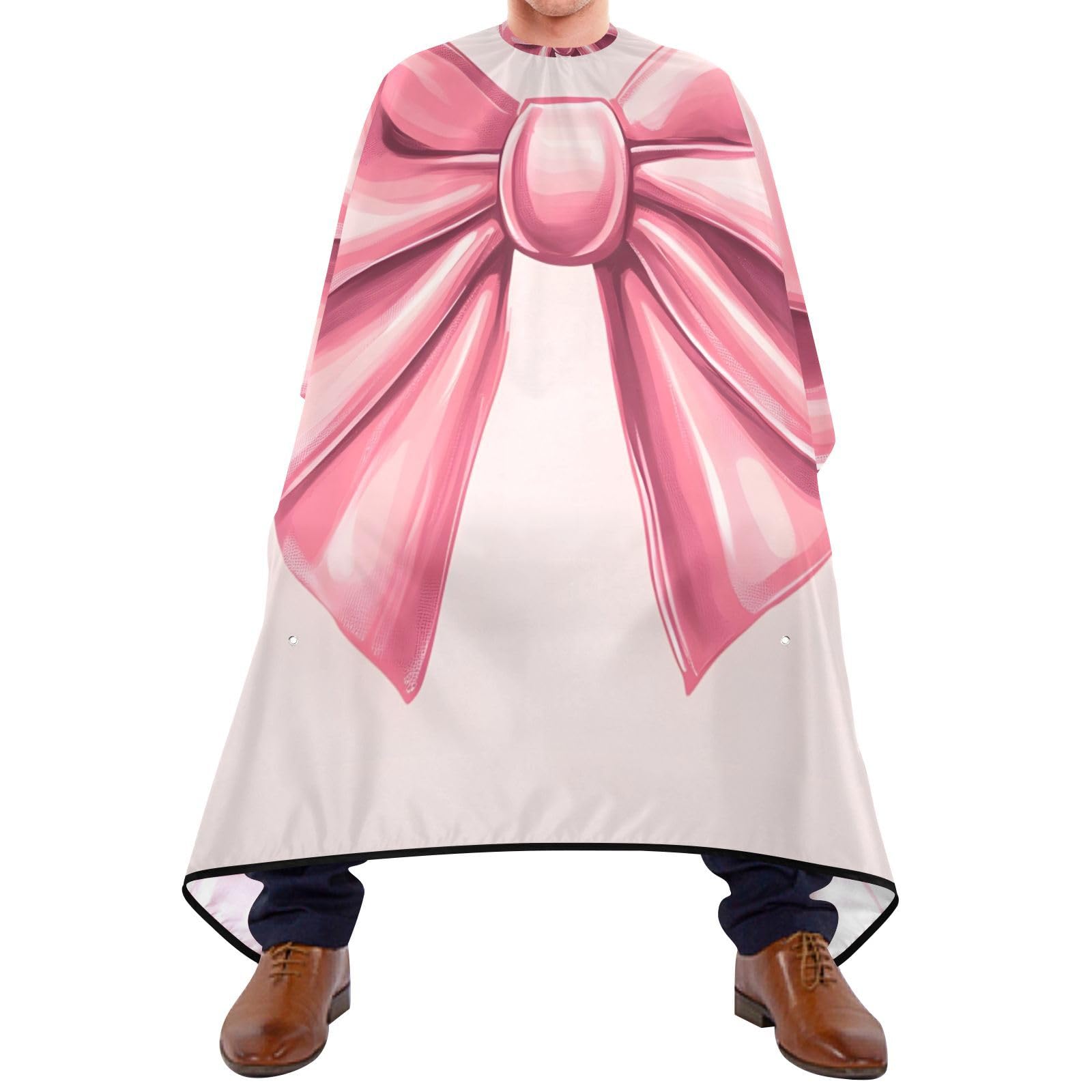 Hezely Bows Hair Dye Cape, Barber Cape for Adults,Waterproof Salon Cape,Waterproof Hairdressing Styling Hair Cutting, 65