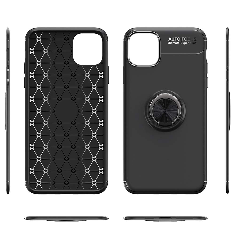 Custodia Asuwish Per IPhone 11 Pro Con Anello Magnetico E Supporto – Include Pellicola Vetro Temperato, Nera - 3